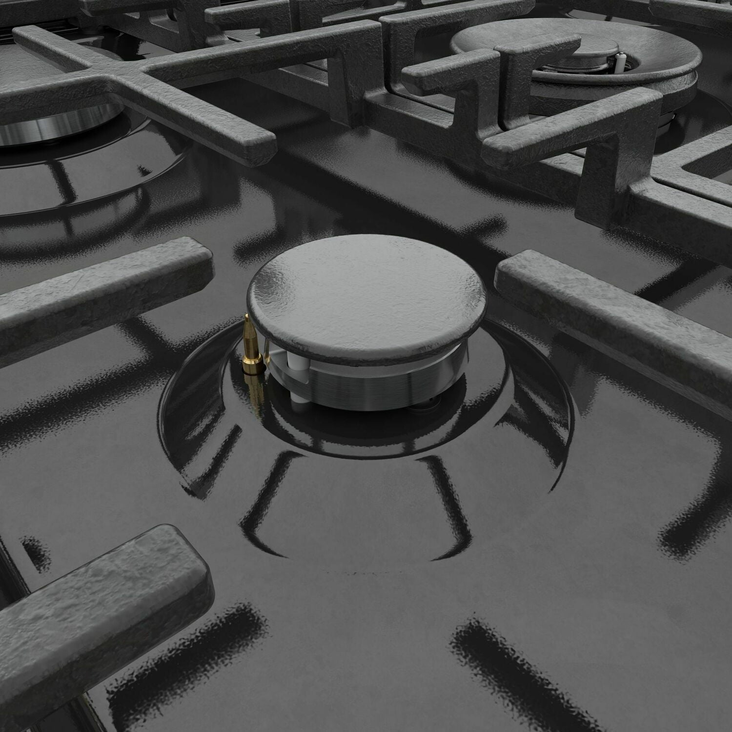 Bosch HGS8045UC 800 Series Gas Freestanding Range 30'' Black Stainless Steel Hgs8045Uc