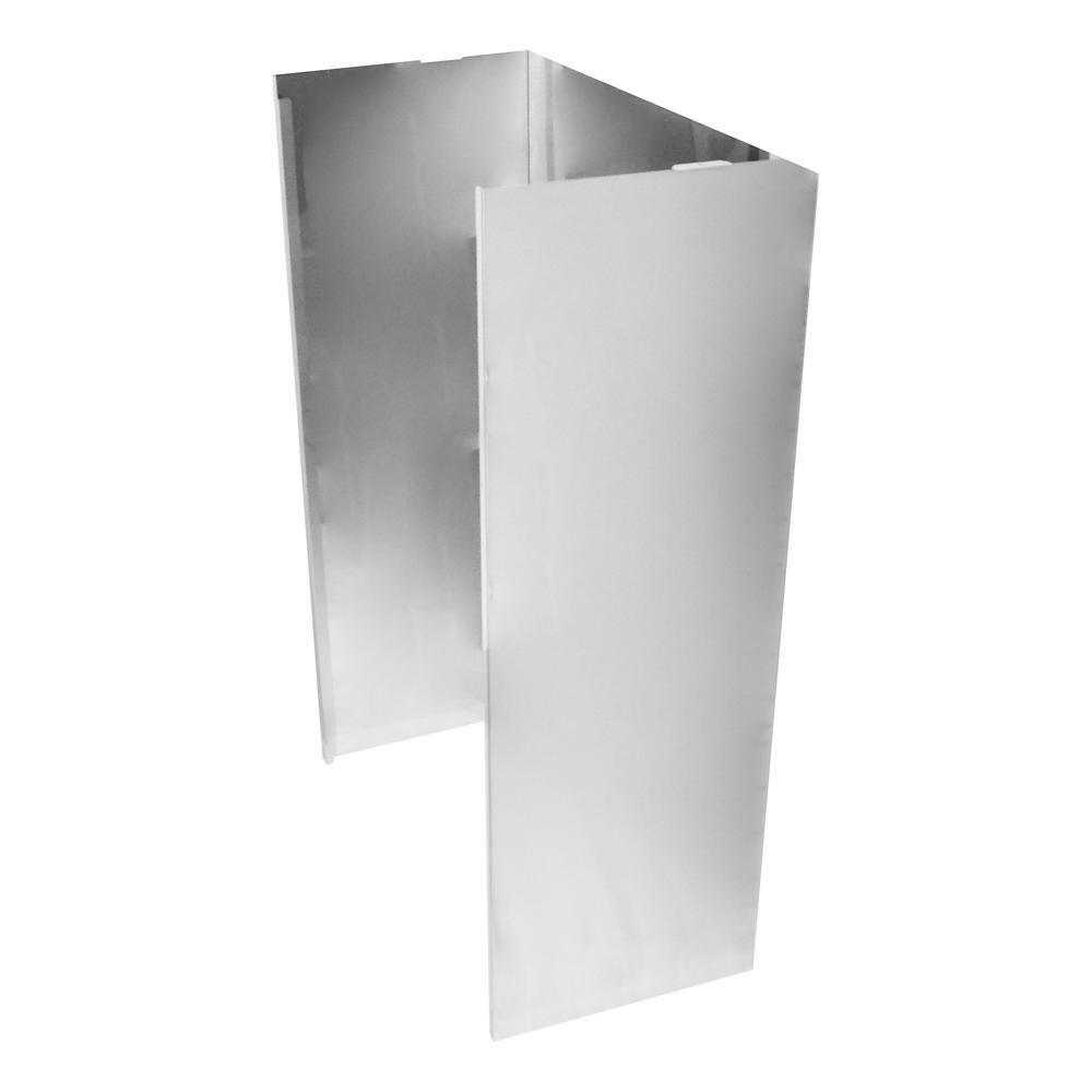 Amana EXTKIT20ES Wall Hood Chimney Extension Kit, 9Ft -12 Ft. - Stainless Steel