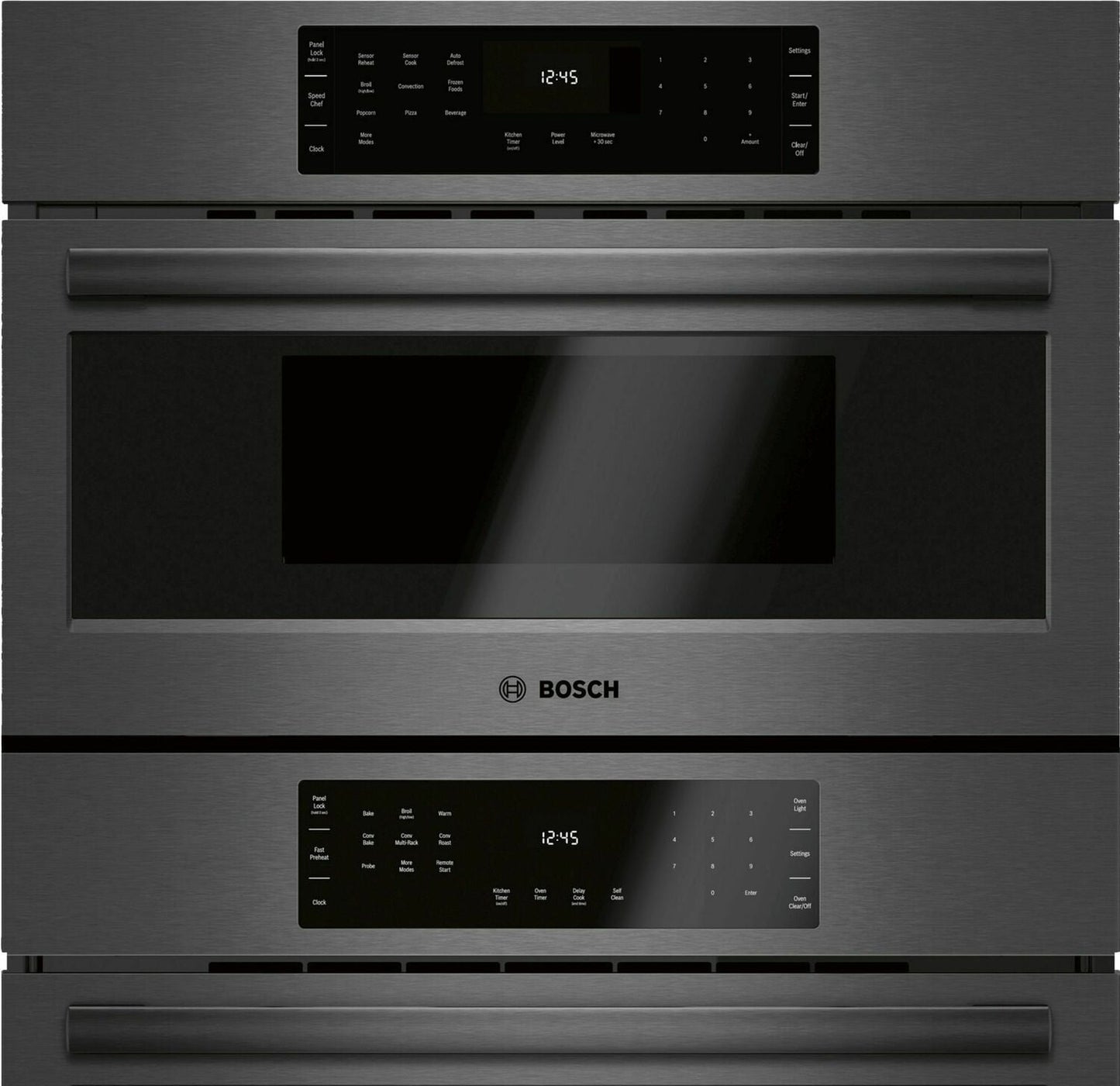 Bosch HBL8743UC 800 Series Combination Oven 30'' Black Stainless Steel Hbl8743Uc