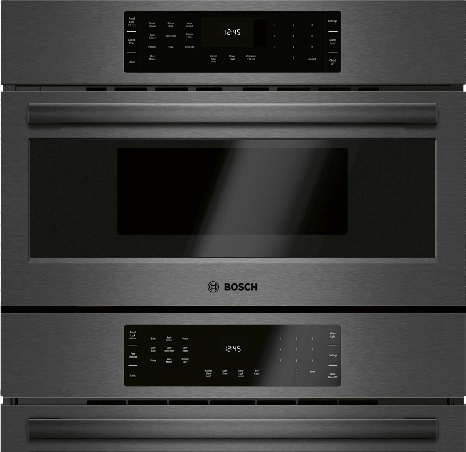 Bosch HBL8743UC 800 Series Combination Oven 30'' Black Stainless Steel Hbl8743Uc