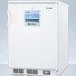 Summit FF6LW7NZ Commercially Approved Nutrition Center Series All-Refrigerator In White For Freestanding Use, With Front Lock And Digital Temperature Display