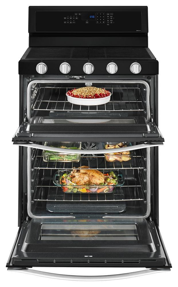 Whirlpool WGG745S0FE 6.0 Cu. Ft. Gas Double Oven Range With Ez-2-Lift Hinged Grates