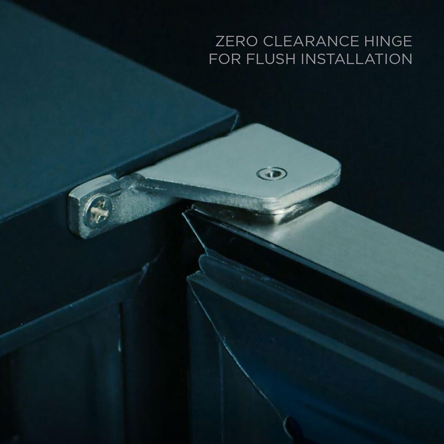 Xo Appliance XOU24WDZOFL Wine Cellar 2 Zone 24" Solid Overlay Door Lh