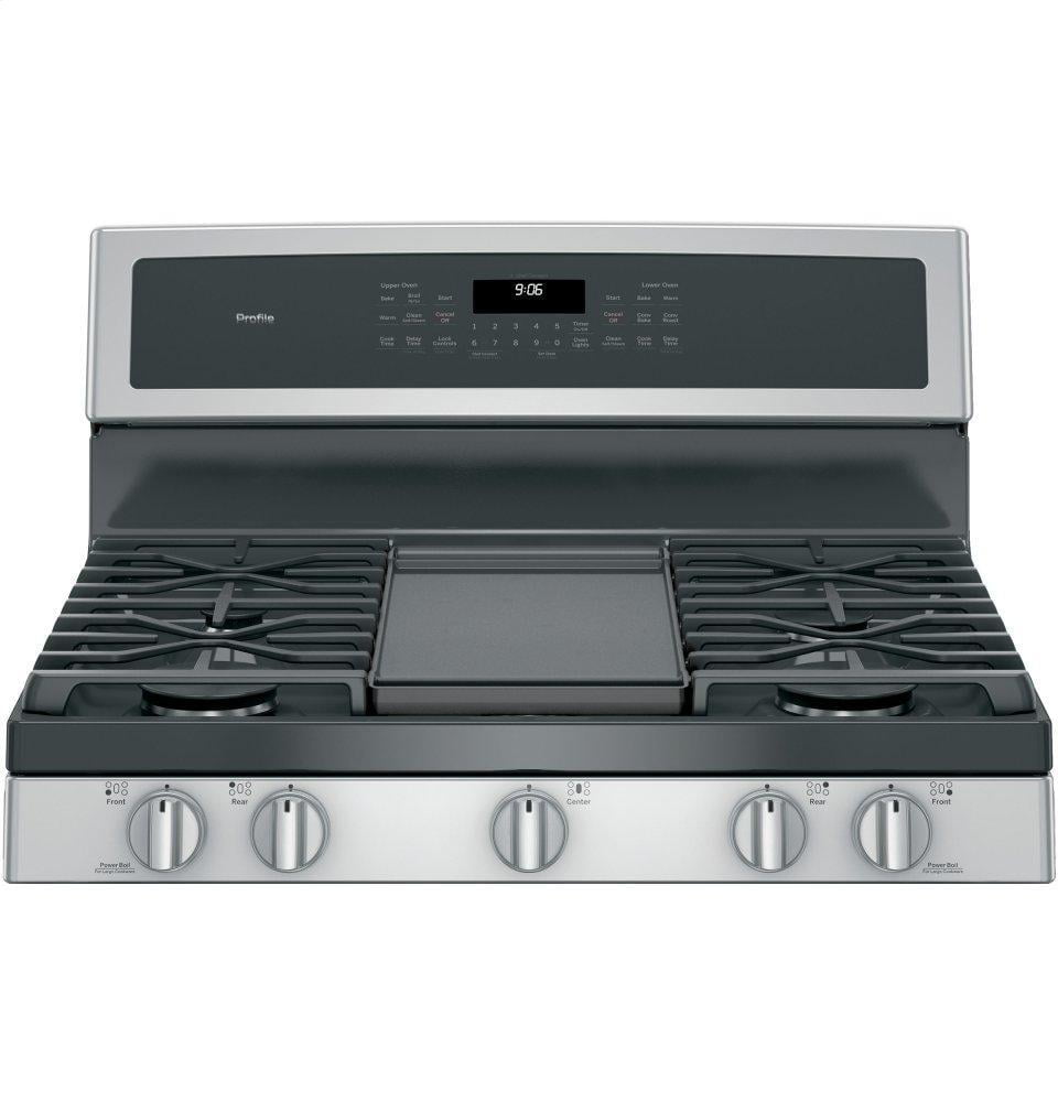 Ge Appliances PGB960SEJSS Ge Profile™ 30" Free-Standing Gas Double Oven Convection Range