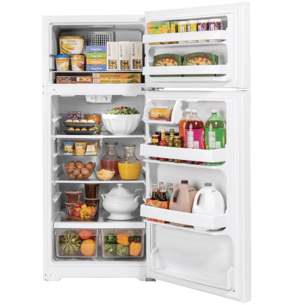 Ge Appliances GTS17GTNRWW Ge® 16.6 Cu. Ft. Top-Freezer Refrigerator