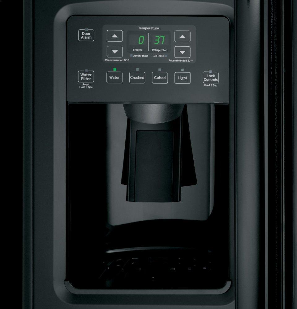 Ge Appliances GSE23GGKBB Ge® Energy Star® 23.2 Cu. Ft. Side-By-Side Refrigerator