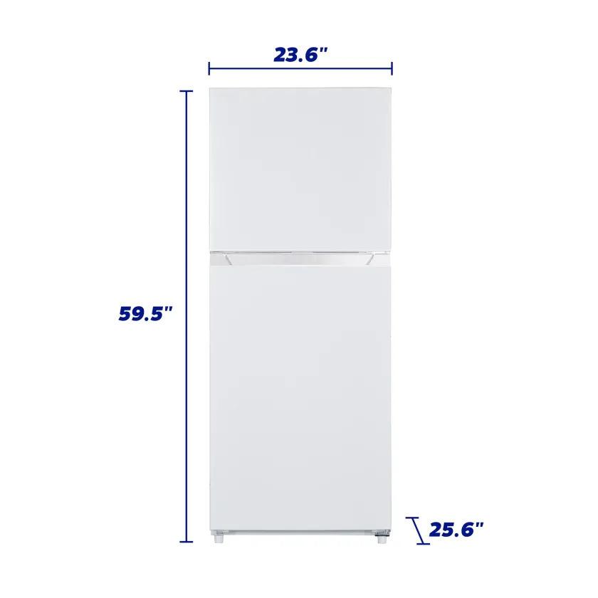 Element Appliance ENR10TFGBW Element 10.1 Cu. Ft. Top Freezer Refrigerator - White