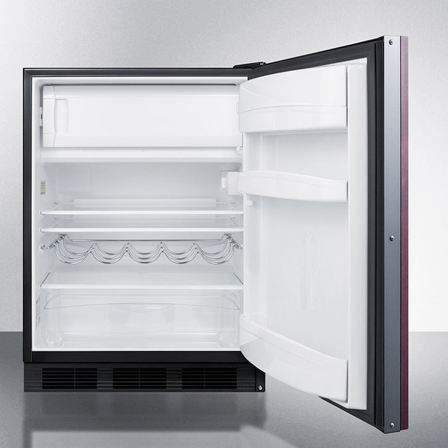 Summit CT663BKBIIFADA 24" Wide Built-In Refrigerator-Freezer, Ada Compliant