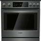 Bosch HGI8046UC 800 Series Gas Slide-In Range 30'' Black Stainless Steel Hgi8046Uc