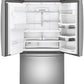 Ge Appliances PYE22PYNFS Ge Profile™ Series Energy Star® 22.1 Cu. Ft. Smart Counter-Depth Fingerprint Resistant French-Door Refrigerator With Keurig® K-Cup® Brewing System