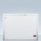 Summit EQFR71 Commercially Listed 8 Cu.Ft. Frost-Free Chest Refrigerator In White With Digital Thermostat For General Purpose Applications; Replaces Scfr70