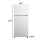 Element Appliance ERT18CSCW Element 18.0 Cu. Ft. Top Freezer Refrigerator - White
