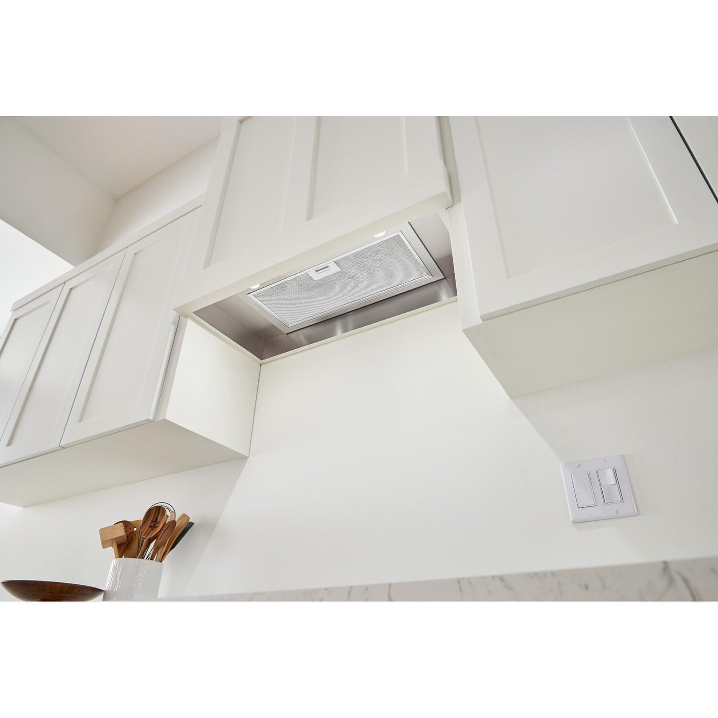 Broan PMA400SS Broan® 21-Inch Custom Range Hood Power Pack, 450 Max Blower Cfm, Stainless Steel, Ada, Energy Star Certified