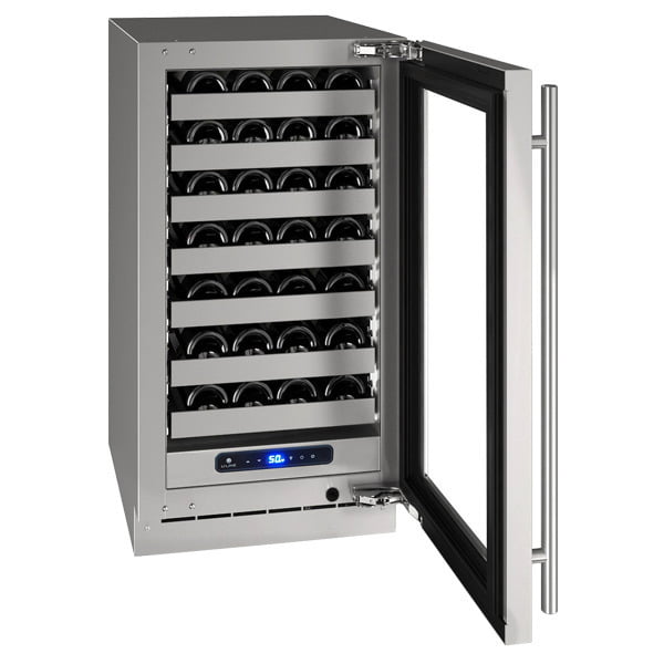 U-Line UHWC518SG41A Hwc518 18" Wine Refrigerator With Stainless Frame Finish And Right-Hand Hinge Door Swing (115 V/60 Hz Volts /60 Hz Hz)