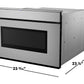 Sharp SMD2479JS 24 In. 1.2 Cu. Ft. 950W Sharp Stainless Steel Smart Easy Wave Open Microwave Drawer Oven