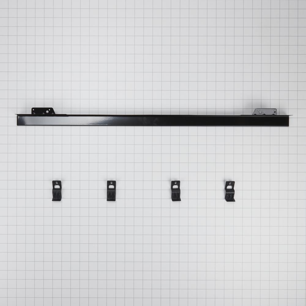 Kitchenaid W11173691 30" Built-In Range Flush Installation Trim Kit, Black