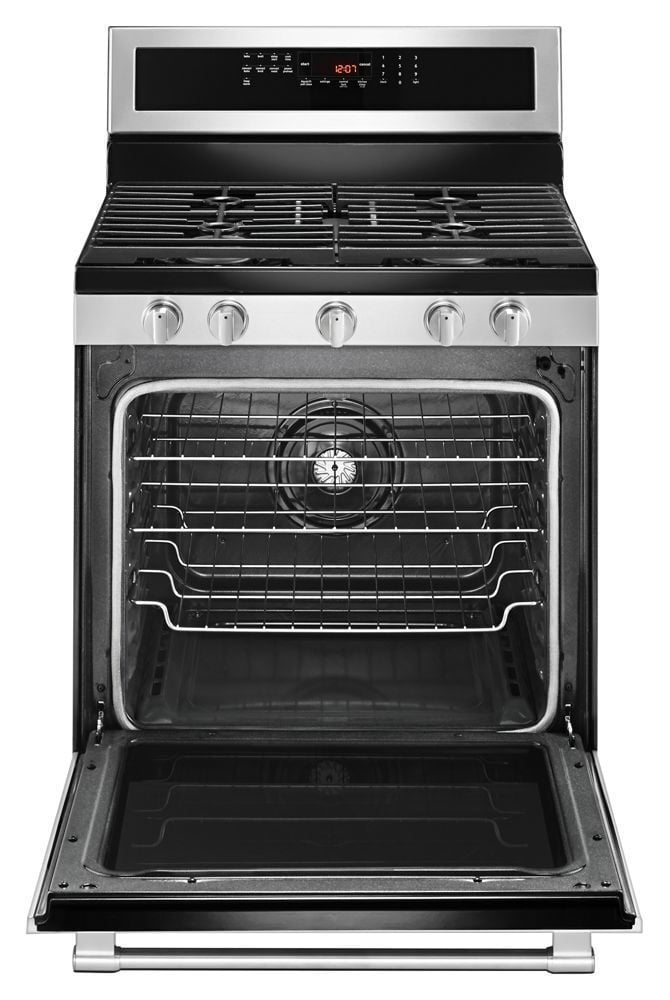 Maytag MGR8800FZ 30-Inch Wide Gas Range With True Convection And Power Preheat - 5.8 Cu. Ft.