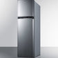 Summit FF948SS 8.8 Cu.Ft. Frost-Free Refrigerator-Freezer With Platinum Cabinet And Stainless Steel Doors