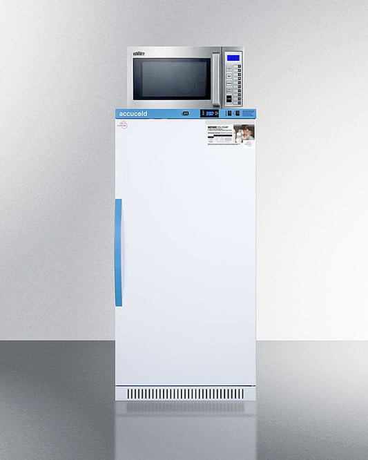 Summit MLRS8MCLKSCM1000SS 8 Cu.Ft. Momcube Breast Milk Refrigerator/Microwave Combination