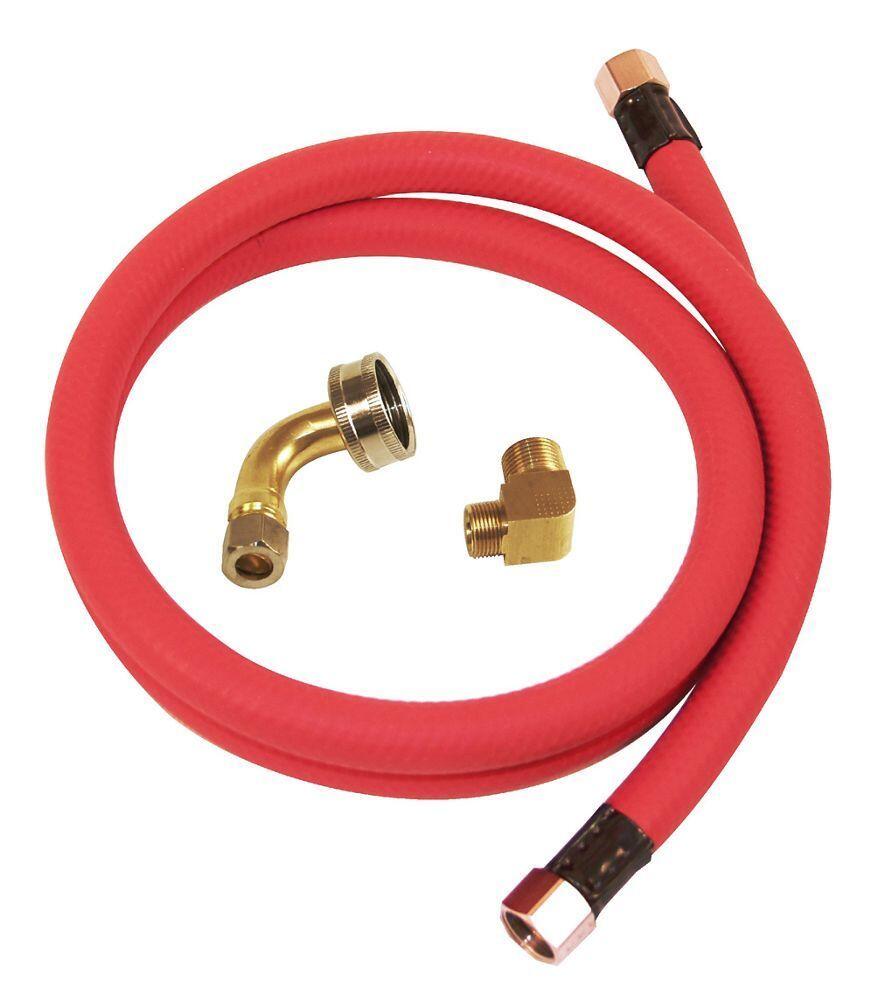 Maytag W10278625RP Dishwasher Water Line Supply Kit - Red