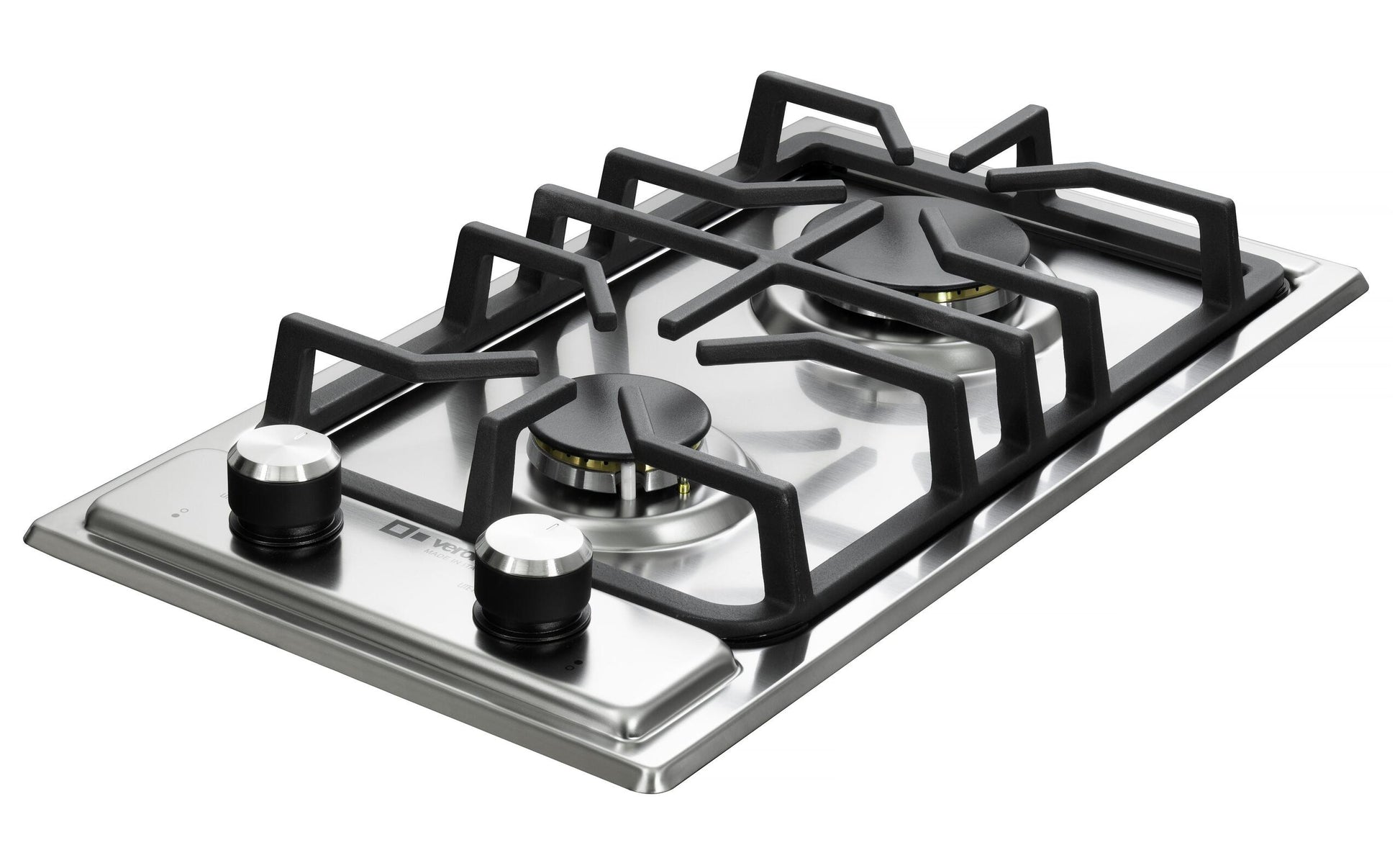 Verona VDGCT212FSS Verona 12" Designer Gas Cooktop - Brass Burners - Ss