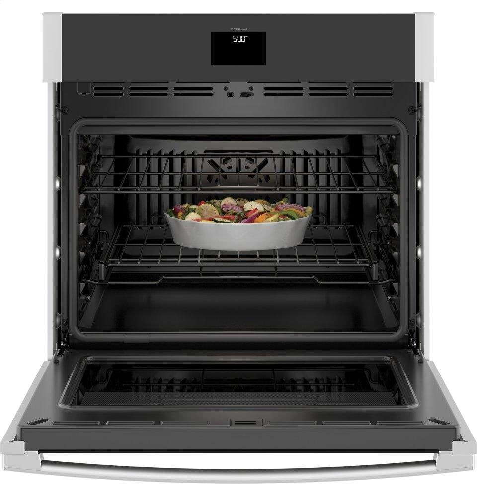 Ge Appliances JTS5000SNSS Ge® 30" Smart Built-In Self-Clean Convection Single Wall Oven With Never Scrub Racks