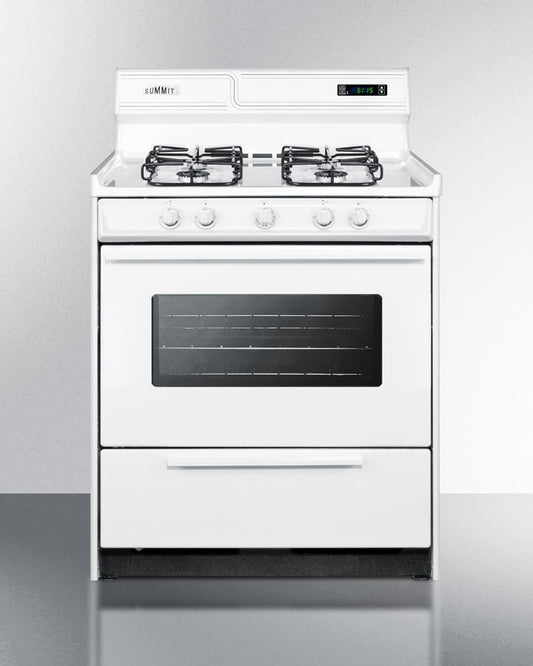 Summit WTM2307KSW 30" Wide Gas Range
