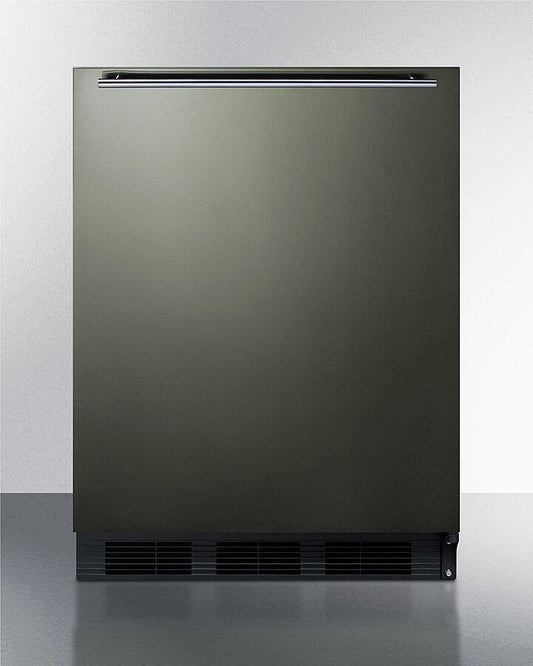 Summit CT663BKBIKSHHADA 24" Wide Built-In Refrigerator-Freezer, Ada Compliant