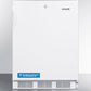 Summit FF6LBI7ADA Ada Compliant Commercial All-Refrigerator For Built-In General Purpose Use, With Lock, Automatic Defrost Operation And White Exterior