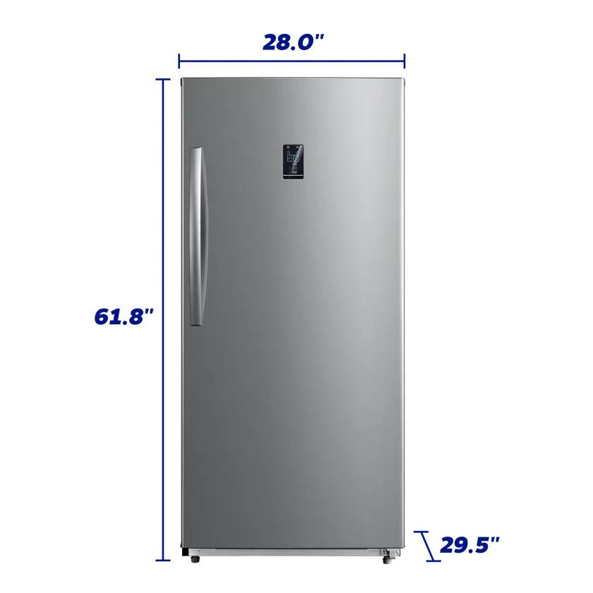 Element Appliance EUF14CECS Element 13.8 Cu. Ft. Upright Convertible Freezer / Refrigerator - Stainless Steel, Energy Star (Euf14Cecs)