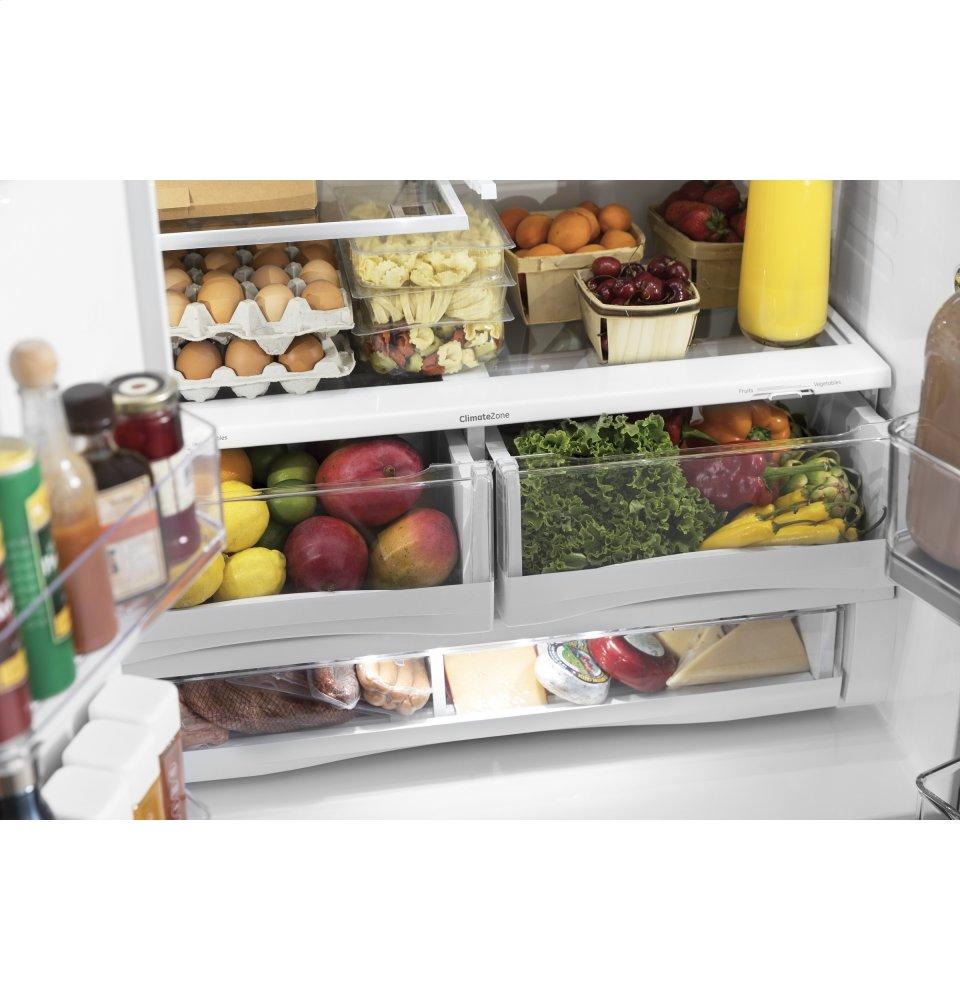 Ge Appliances PFD28KBLTS Ge Profile™ Series 27.7 Cu. Ft. French-Door Refrigerator With Door In Door And Hands-Free Autofill