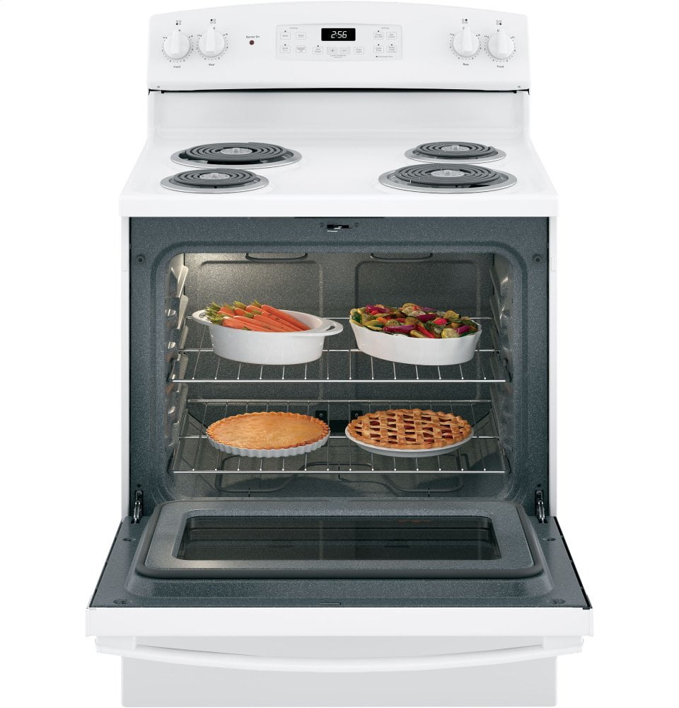 Ge Appliances JB256DMWW Ge® 30" Free-Standing Electric Range