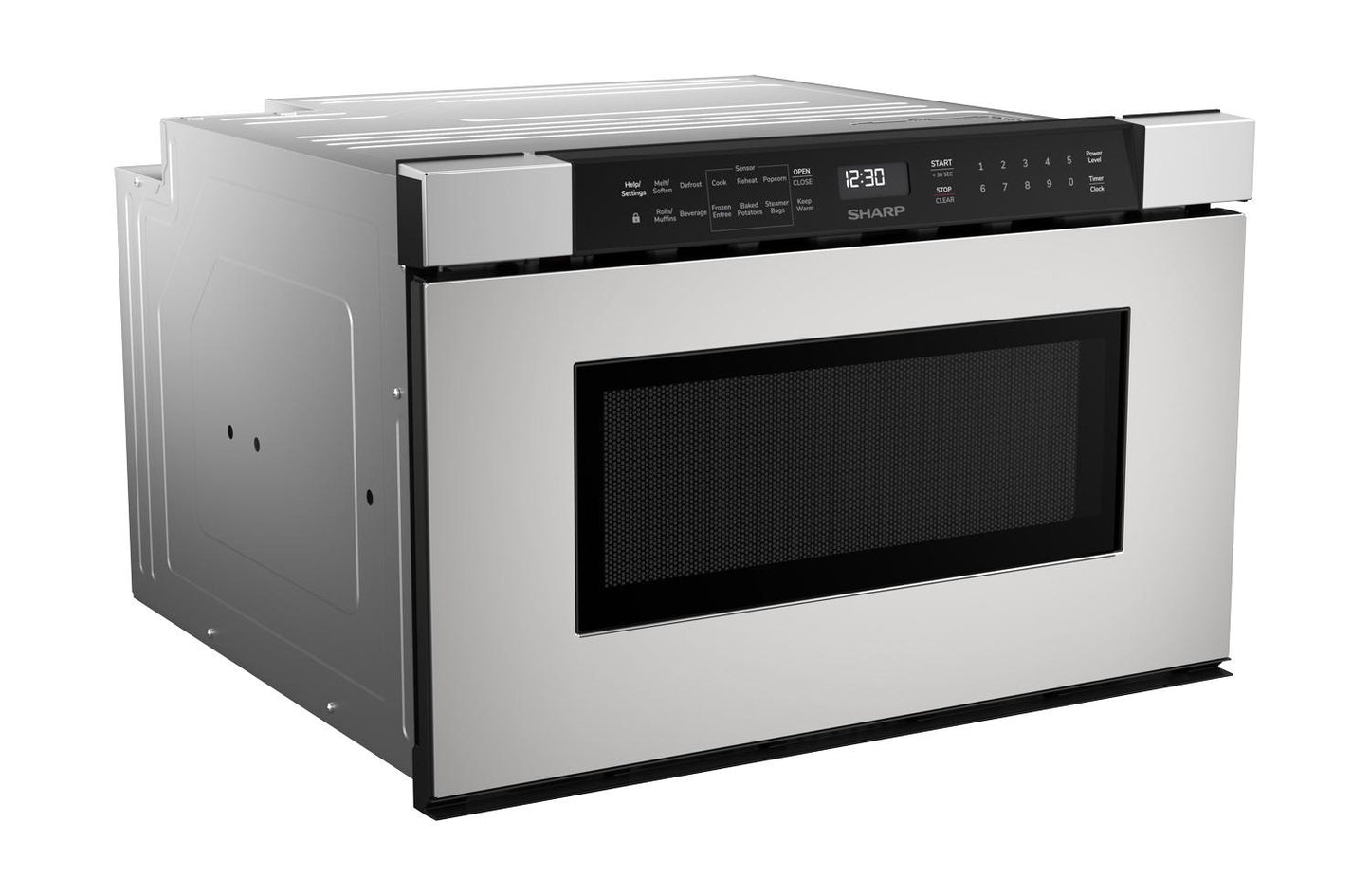 Sharp SMD2440JS 24 In. 1.2 Cu. Ft. Built-In Stainless Steel Microwave Drawer Oven