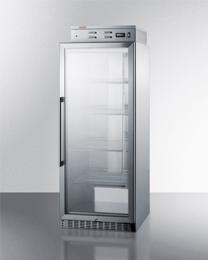 Summit PHC115G Single Chamber Warming Cabinet With Glass Door, Stainless Steel Construction, Digital Thermostat And Lock