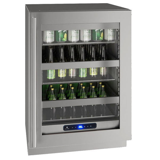 U-Line UHRE524SG01A Hre524 24" Refrigerator With Stainless Frame Finish (115 V/60 Hz Volts /60 Hz Hz)