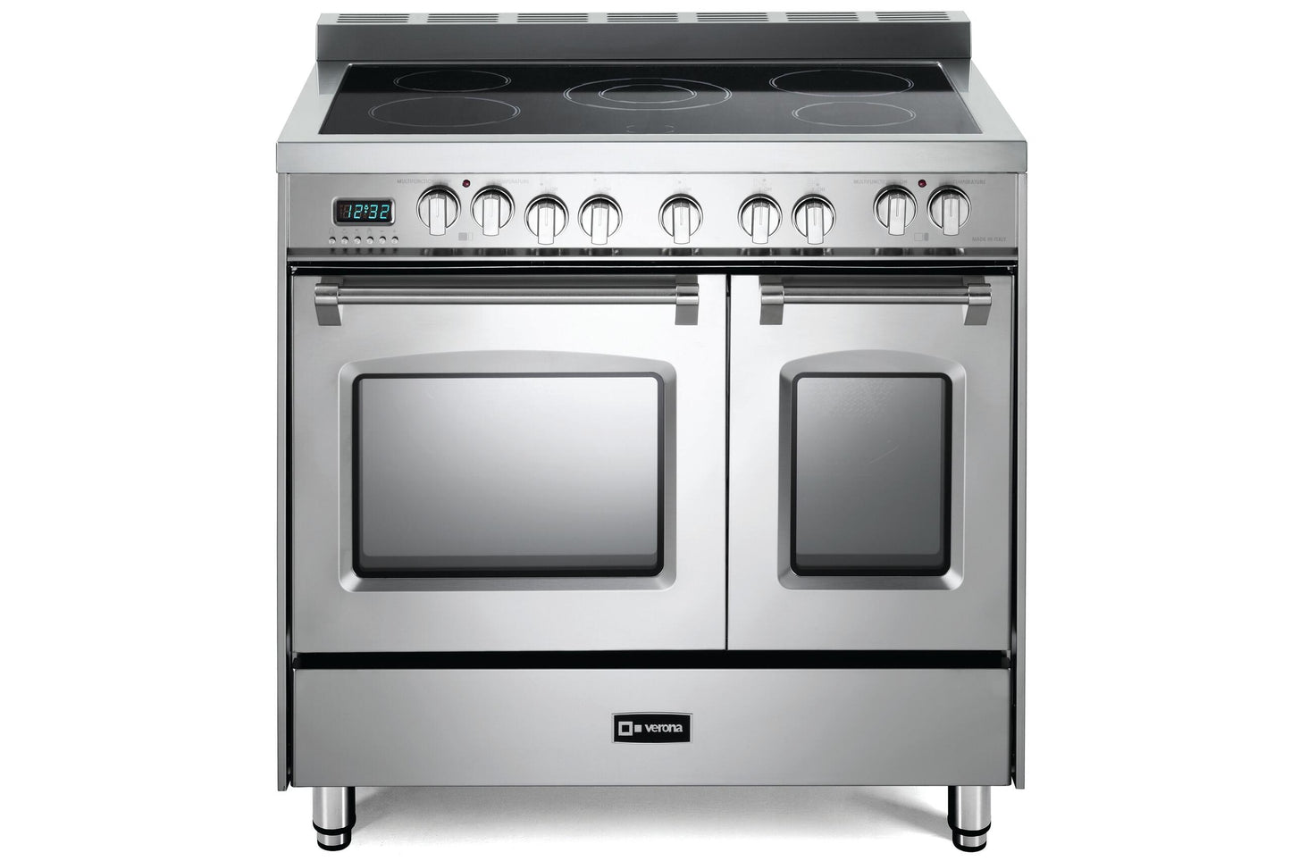 Verona VPFSEE365DSS Prestige 36" Electric Glass Top Double Oven Range - Stainless Steel