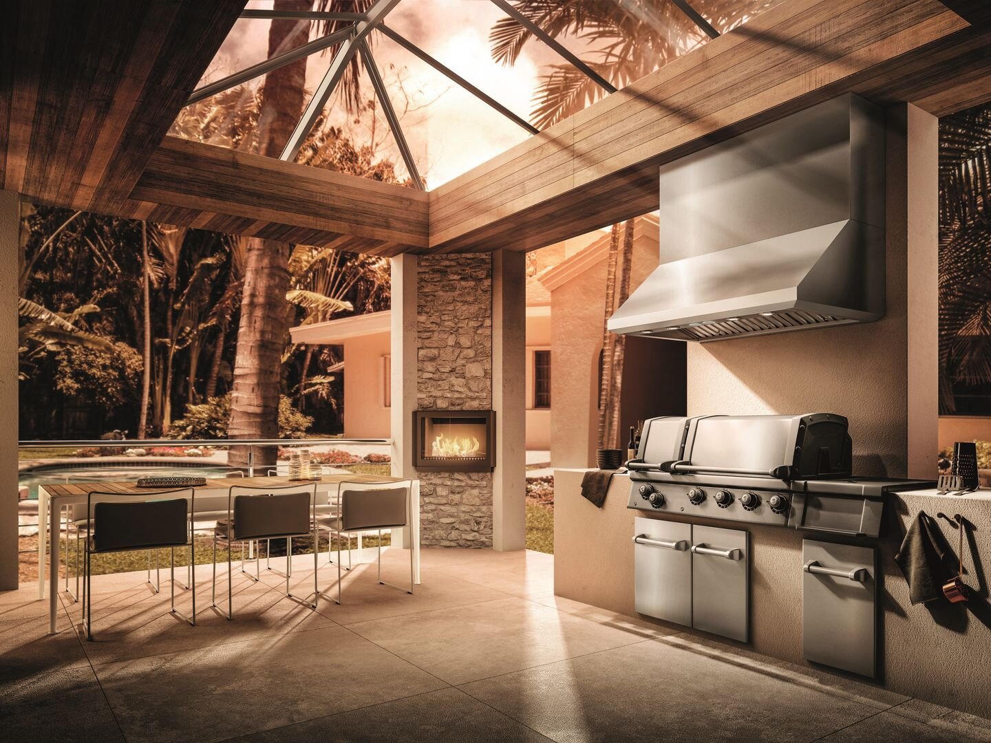 Elica ECP136SS Capri 36" Outdoor Hood