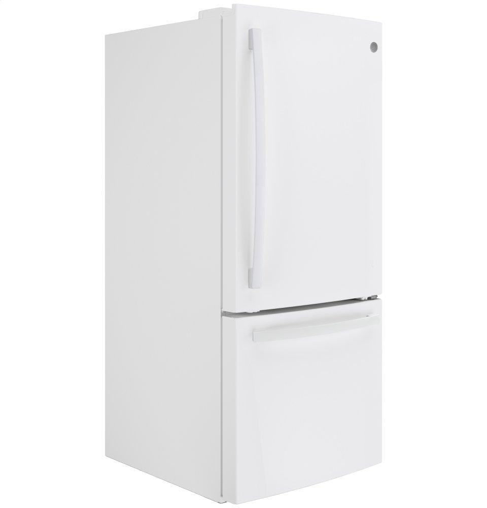 Ge Appliances GBE21DGKWW Ge® Energy Star® 21.0 Cu. Ft. Bottom-Freezer Refrigerator