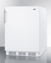 Summit CT661BIADA Ada Compliant Built-In Undercounter Refrigerator-Freezer For Residential Use, Cycle Defrost With Deluxe Interior And White Exterior Finish