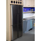 Haier QHE16HYPFS 16.4 Cu. Ft. Quad Door Refrigerator