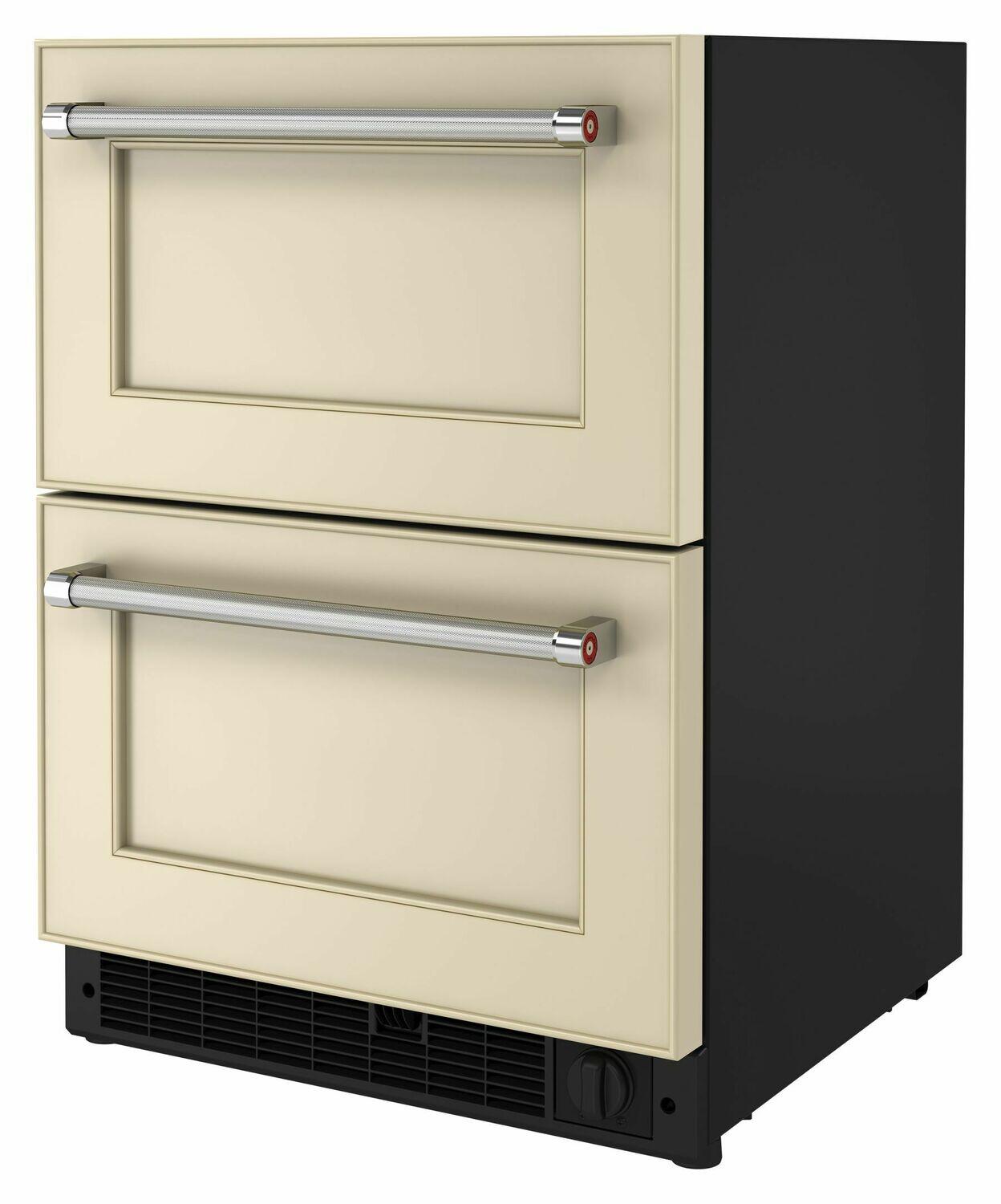 Kitchenaid KUDF204KPA 24" Panel-Ready Undercounter Double-Drawer Refrigerator/Freezer - Panel Ready Pa