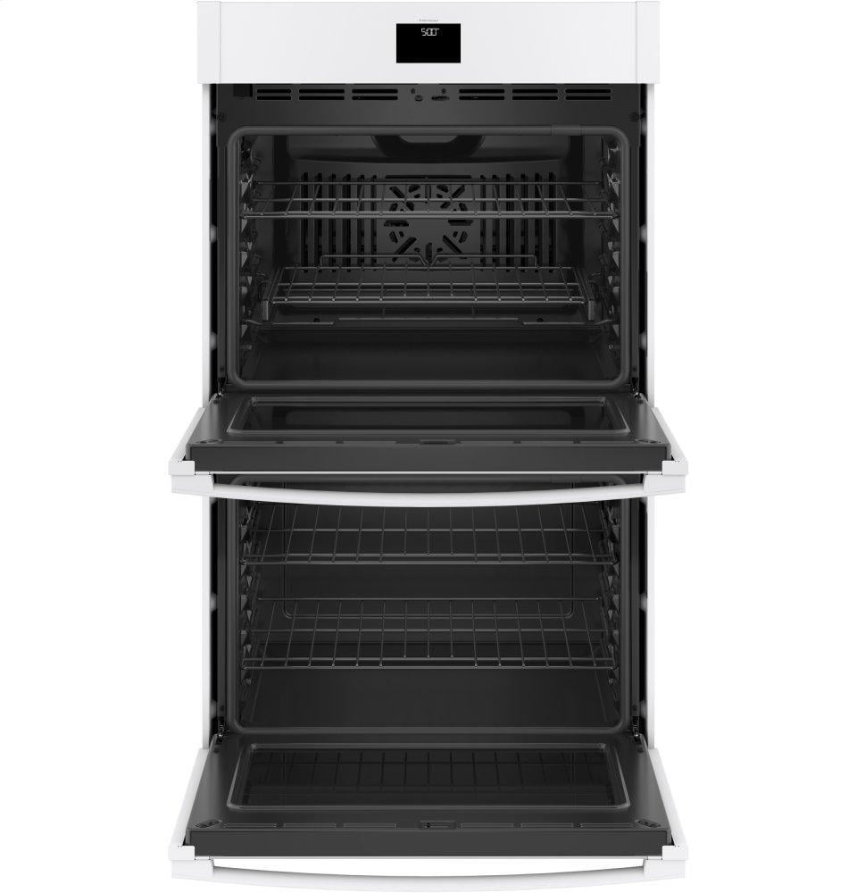 Ge Appliances JTD5000DNWW Ge® 30" Smart Built-In Self-Clean Convection Double Wall Oven With Never Scrub Racks