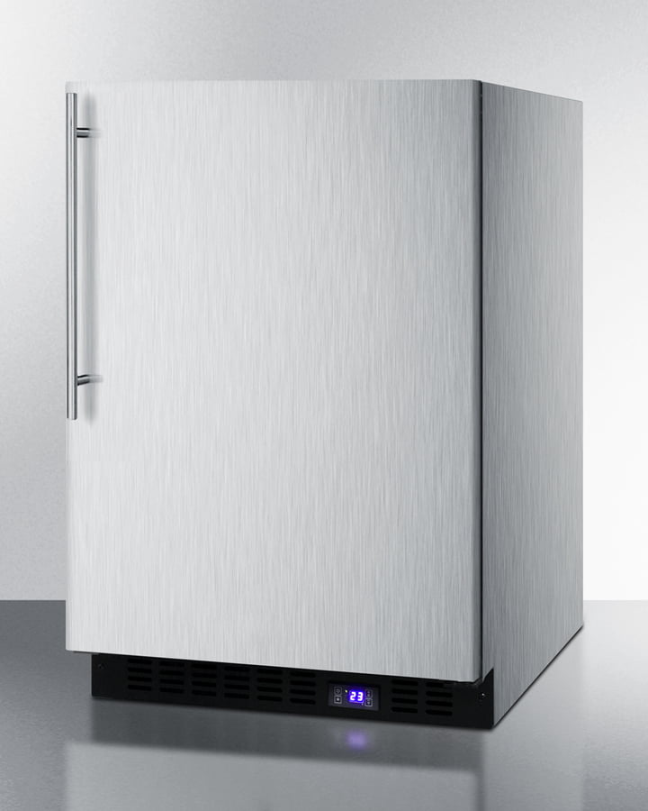 Summit SCFF53BXCSSHVIM 24" Wide Built-In All-Freezer With Icemaker