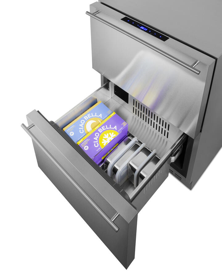 Summit SPRF34D 24" Wide 2-Drawer Refrigerator-Freezer