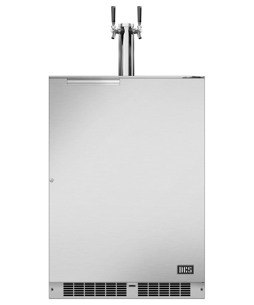 Dcs RF24BTR2 24" Outdoor Beer Dispenser, Dual Tap, Right Hinge