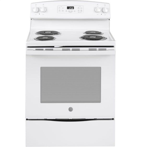Ge Appliances JB258DMWW Ge® 30" Free-Standing Self-Clean Electric Range