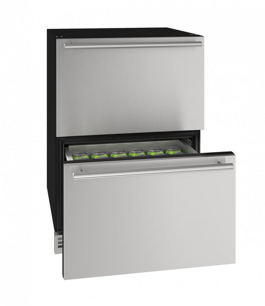 U-Line UHDR124SS61A Hdr124 24" Refrigerator Drawers With Stainless Solid Finish (115V/60 Hz Volts /60 Hz Hz)