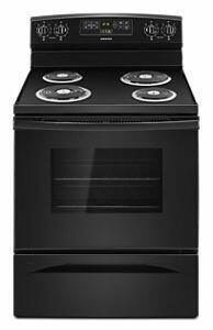 Amana ACR4303MFB 30-Inch Electric Range With Bake Assist Temps - Black