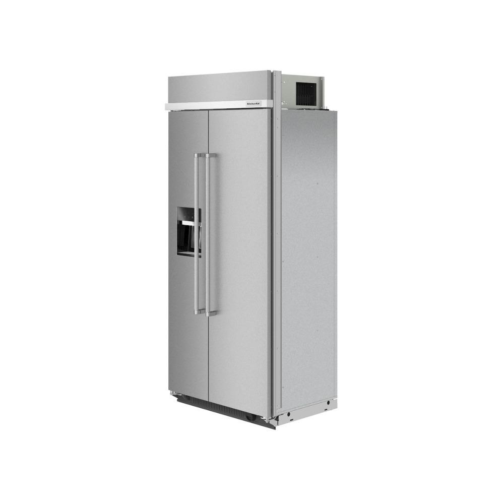 Kitchenaid KBSD708MSS 29.4 Cu. Ft. 48" Built-In Side-By-Side Refrigerator With Ice And Water Dispenser