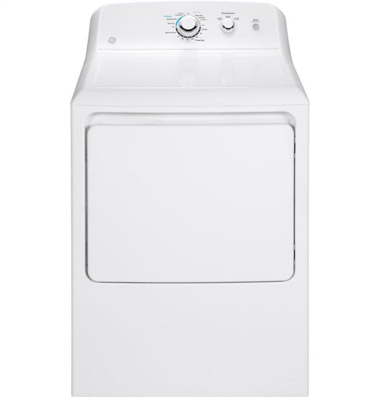 Ge Appliances GTX33GASKWW Ge® 6.2 Cu. Ft. Capacity Aluminized Alloy Drum Gas Dryer